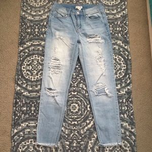 Brand new light blue skinny jeans